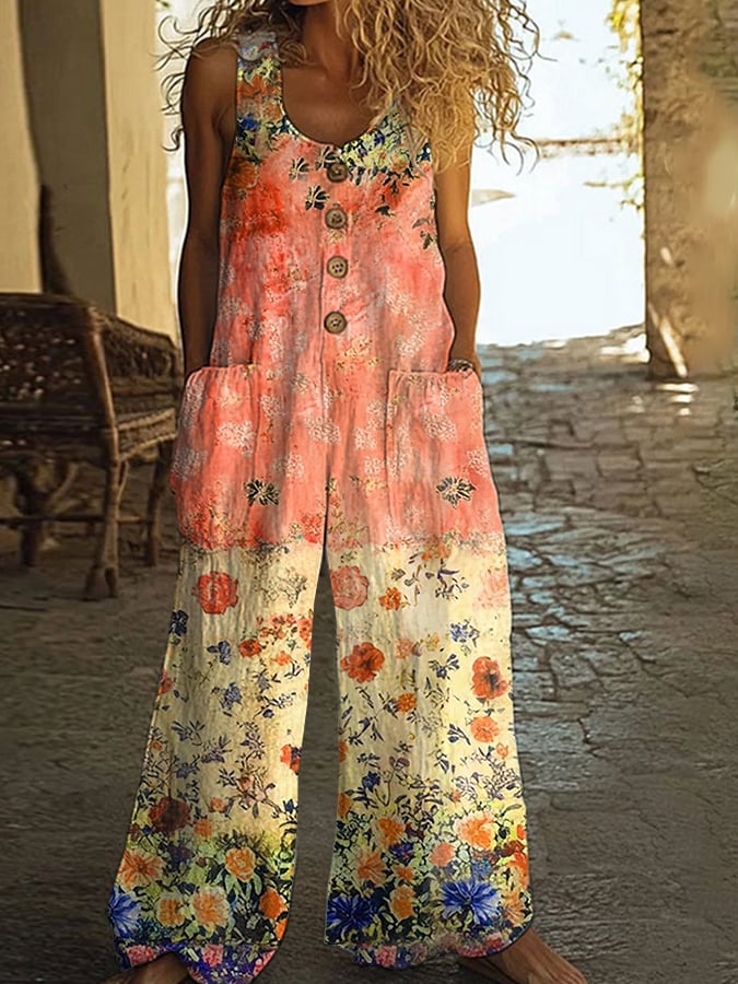 Floriva™ | Kombinezon Kwiatowy Vintage