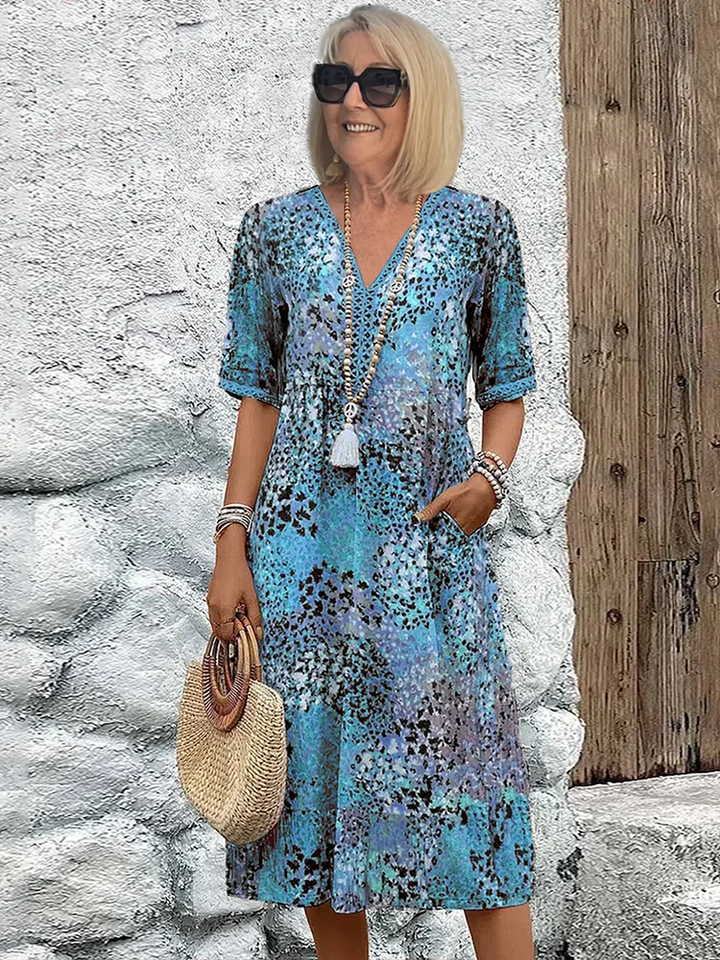 Colette™ | Kobieca Midi Sukienka Wibracyjna