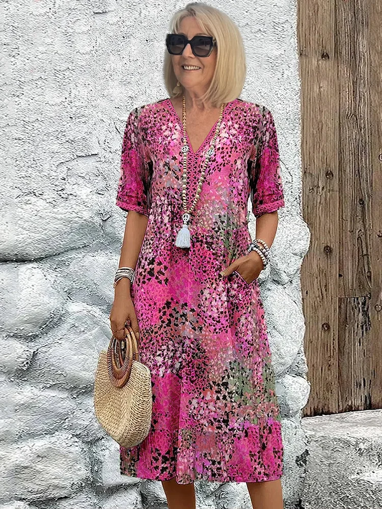 Colette™ | Kobieca Midi Sukienka Wibracyjna
