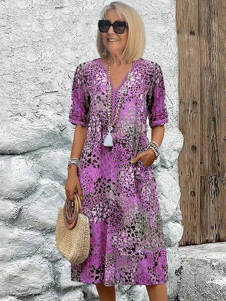 Colette™ | Kobieca Midi Sukienka Wibracyjna