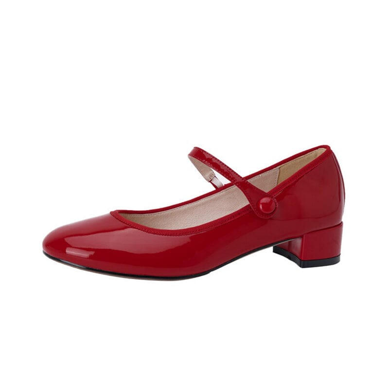 Livy™ | Skórzane Mary Janes dla Kobiet