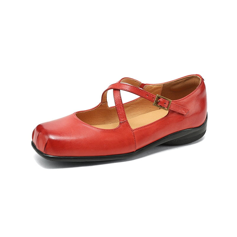 Edith™ | Kobiet Skórzane Mary Janes
