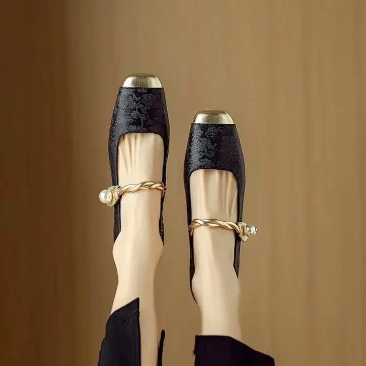 Solenza™ | Skórzane Mary Janes Mestelle