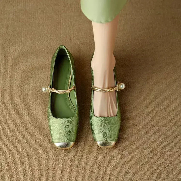 Solenza™ | Skórzane Mary Janes Mestelle