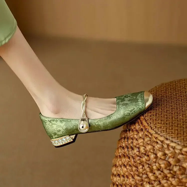 Solenza™ | Skórzane Mary Janes Mestelle