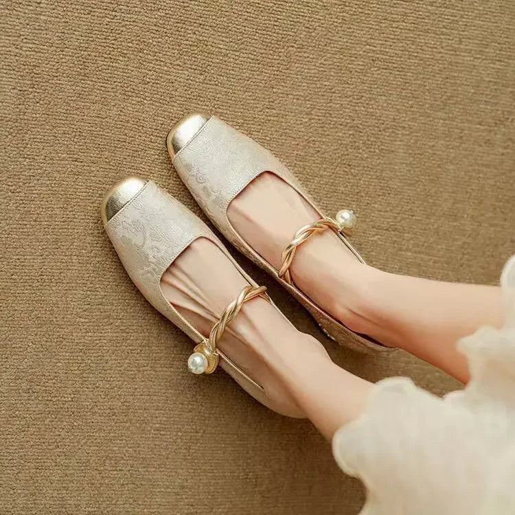 Solenza™ | Skórzane Mary Janes Mestelle