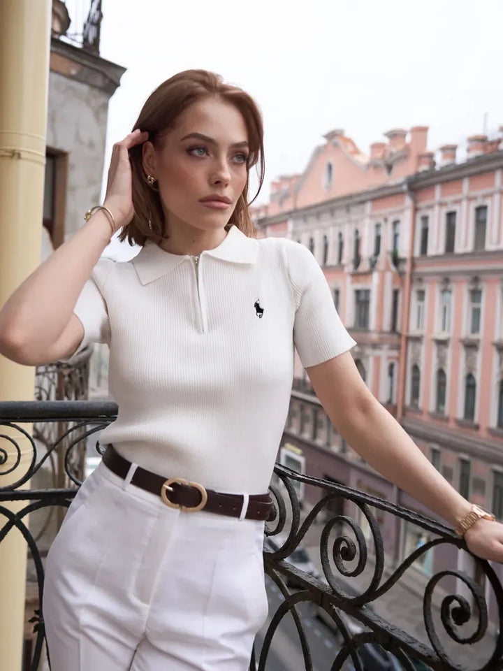 Nina™ | Damska Fajna Koszulka Polo