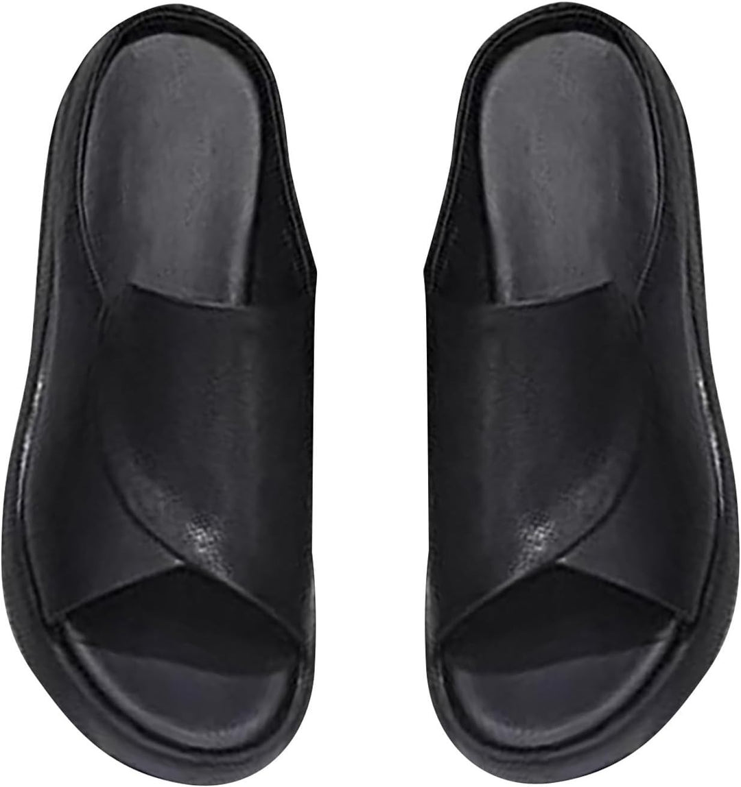 Comforta™ | Damskie Sandały na Miękkiej Koturnie
