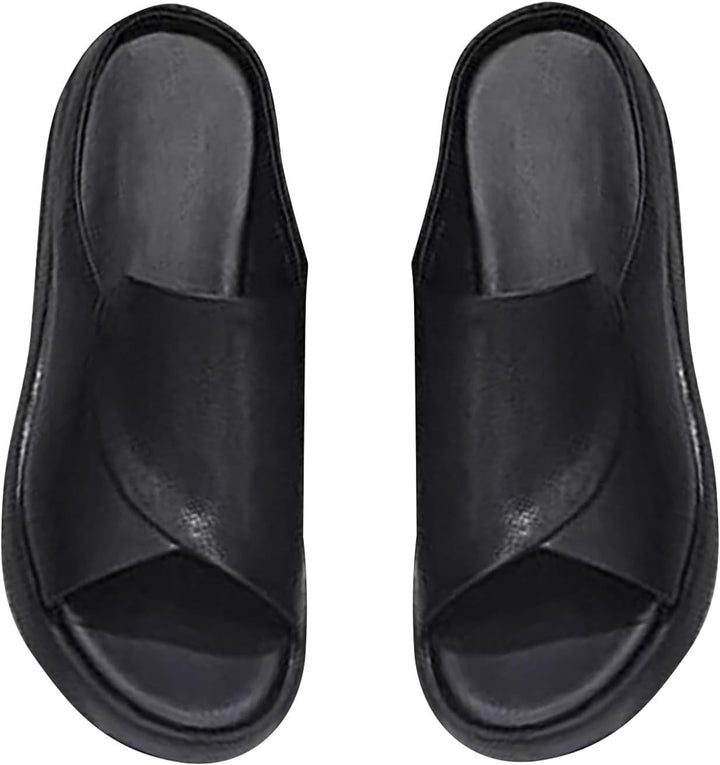 Comforta™ | Damskie Sandały na Miękkiej Koturnie