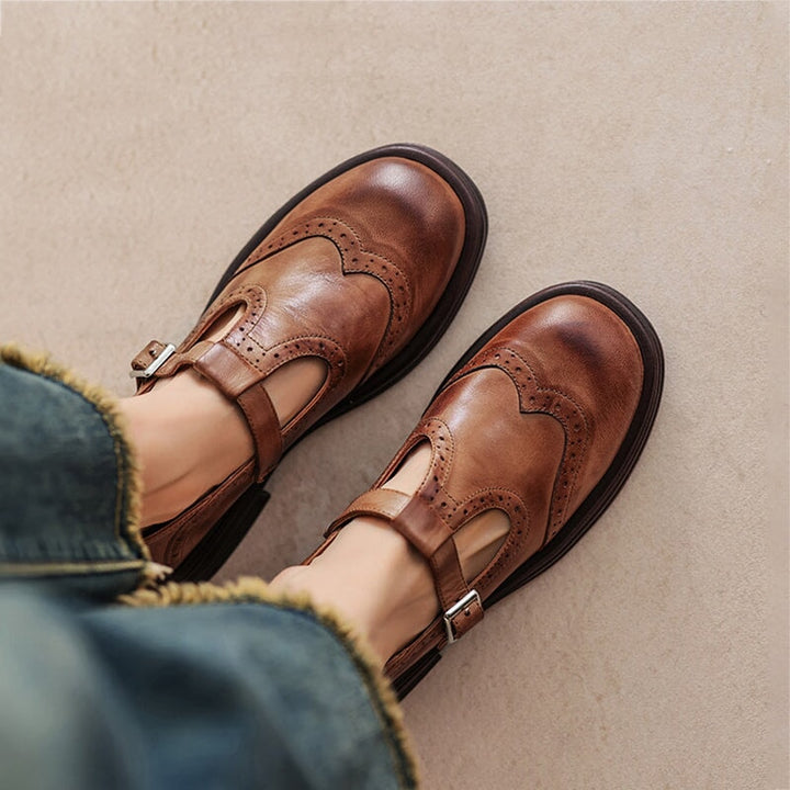 Velda™ | Eleganckie Skórzane Mary Jane