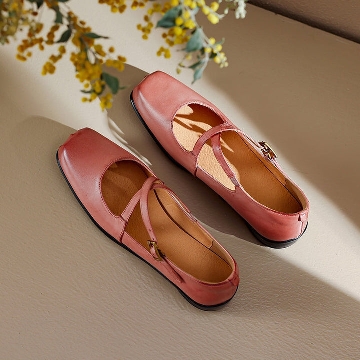 Edith™ | Kobiet Skórzane Mary Janes