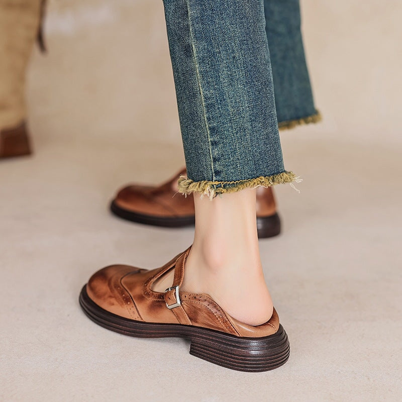 Velda™ | Eleganckie Skórzane Mary Jane