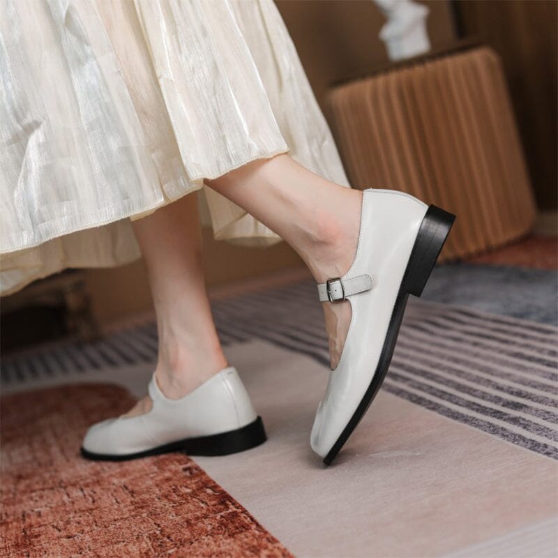 Martha™ | Kobiet Skórzane Mary Janes