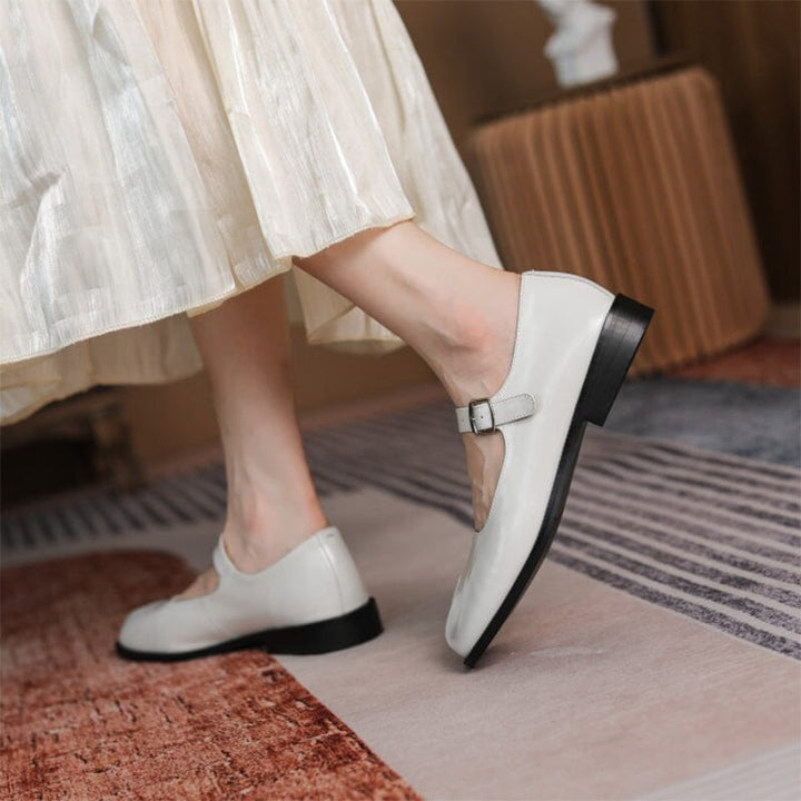 Martha™ | Kobiet Skórzane Mary Janes