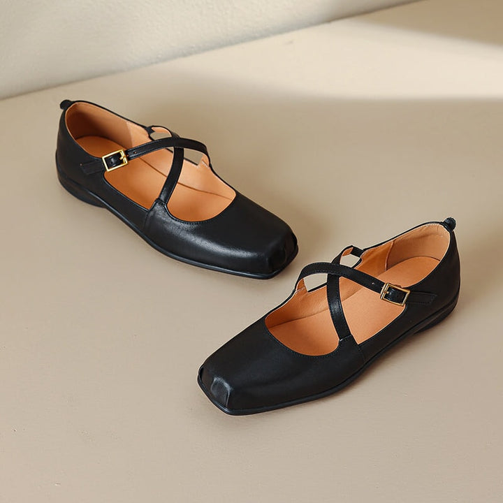 Edith™ | Kobiet Skórzane Mary Janes
