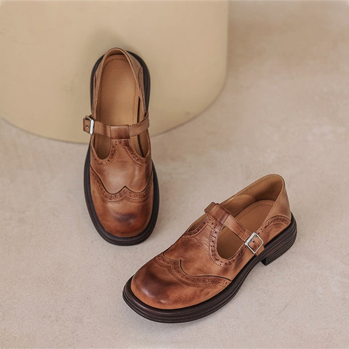 Velda™ | Eleganckie Skórzane Mary Jane