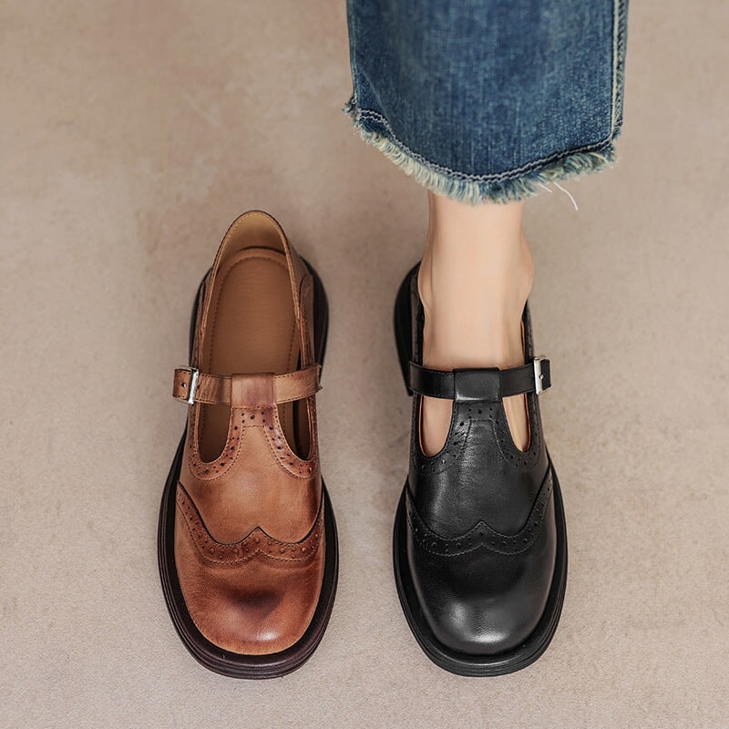 Velda™ | Eleganckie Skórzane Mary Jane