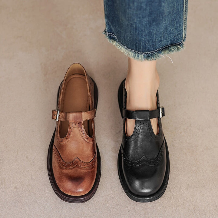 Velda™ | Eleganckie Skórzane Mary Jane
