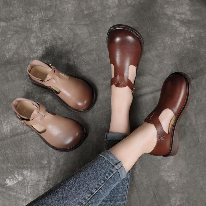 Colette™ | Skórzane Mary Janes dla Kobiet