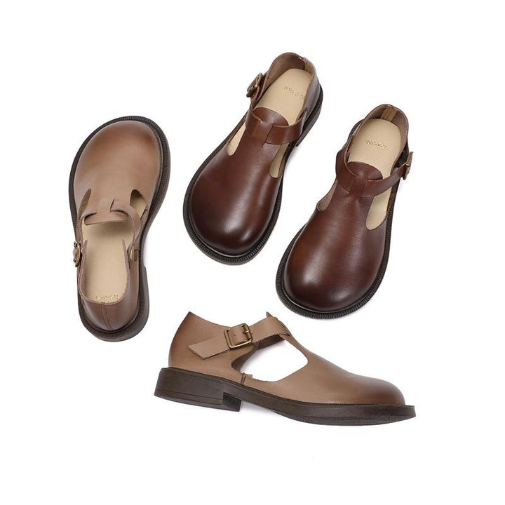 Colette™ | Skórzane Mary Janes dla Kobiet